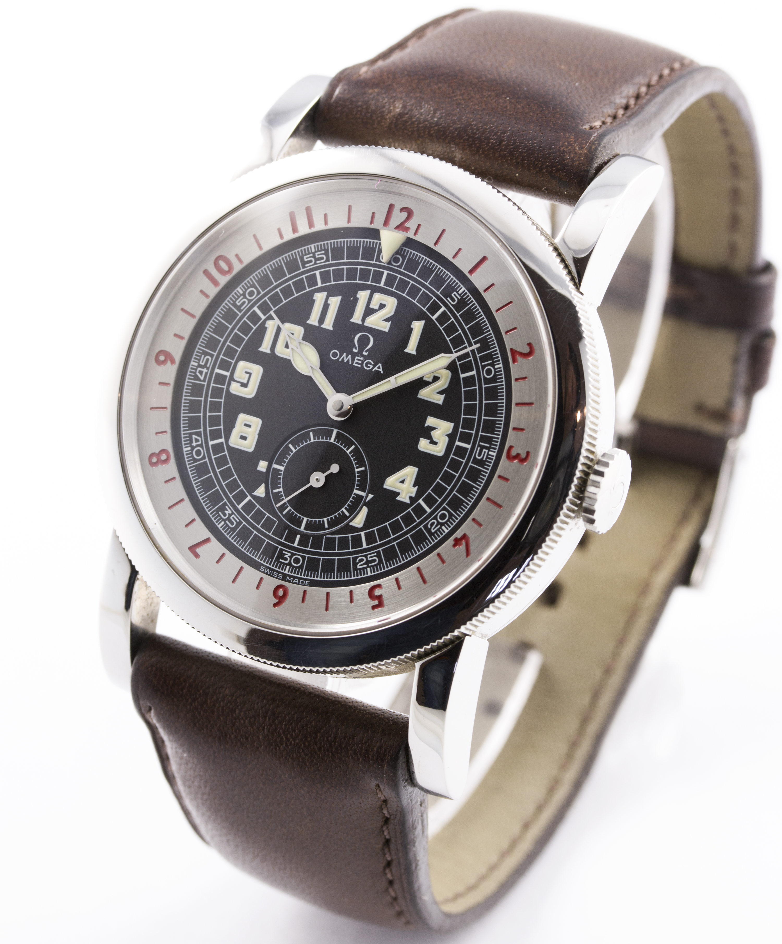 A GENTLEMAN'S STAINLESS STEEL OMEGA 1938 MUSEUM COLLECTION 'THE PILOTS WATCH' DATED 2008 LIMITED - Image 4 of 7