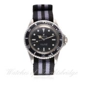 A GENTLEMAN'S STAINLESS STEEL ROLEX OYSTER PERPETUAL SUBMARINER WRIST WATCH CIRCA 1967, REF. 5513 "