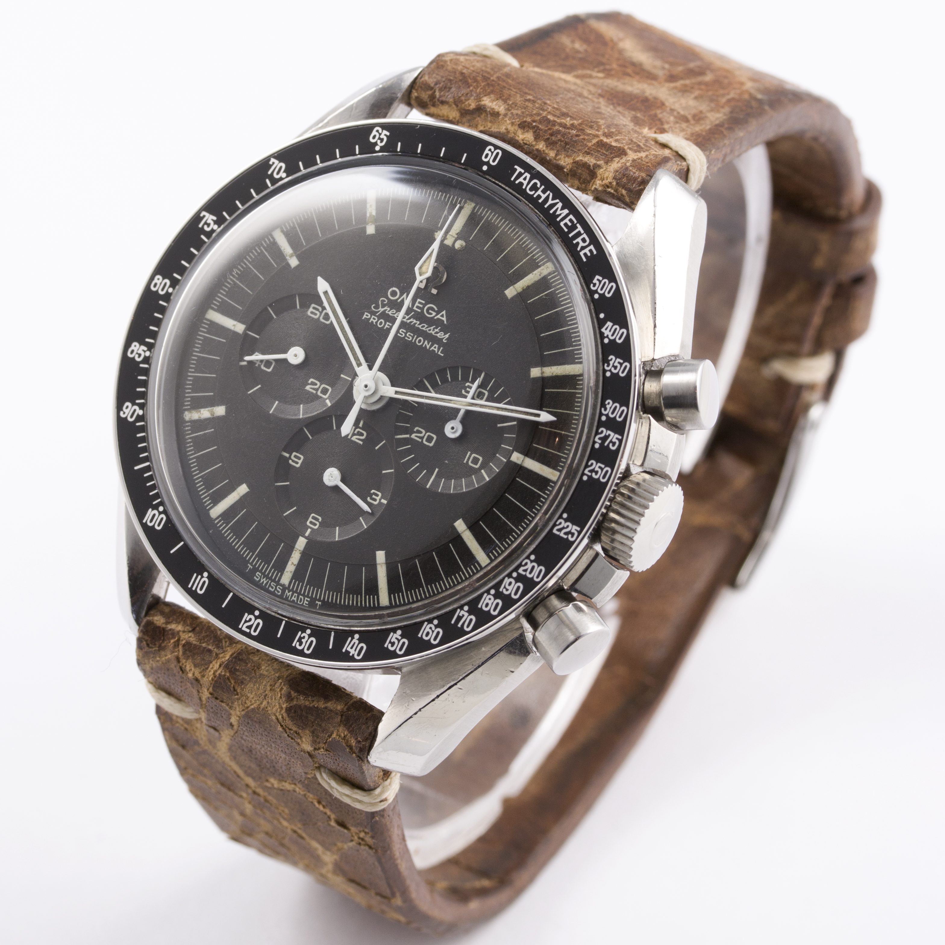 A RARE GENTLEMAN'S STAINLESS STEEL OMEGA SPEEDMASTER PROFESSIONAL CHRONOGRAPH WRIST WATCH CIRCA - Image 5 of 9