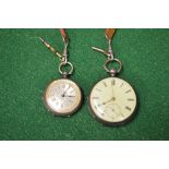 Joseph J Caney pocket watch with silver