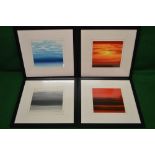 A Williams, a set of four framed moderni