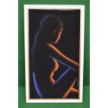 Mid 20th century painting of a nude lady