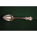 A decorative antique Russian silver serv