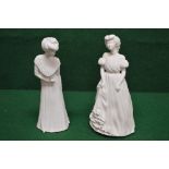 Two Royal Worcester figures titled After