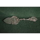 Highly decorative Continental silver cak