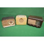 Three vintage radios to comprise of Ever