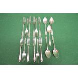 Silver part cutlery set to comprise of s