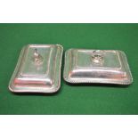 Pair of Goldsmith & Silversmith silver e