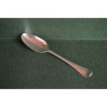 Silver tablespoon, marked for London 174