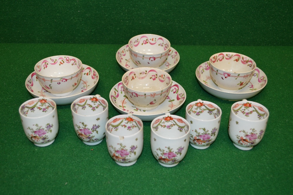 Set of six 19th century possibly New Hal