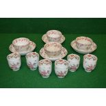 Set of six 19th century possibly New Hal