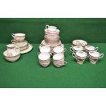 Crown Staffordshire twenty eight piece t