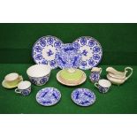 Quantity of Crown Derby and Coalport tea china to comprise of cups, saucers,