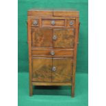 Mahogany gentleman's enclosed washstand,