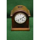 Mappin & Webb Ltd, a wooden cased mantle clock,