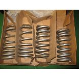 Four coil springs believed to be for a Ford Mustang - 12" x 5"