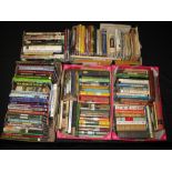 Five boxes of approx 180 hardback books on various railway subjects
