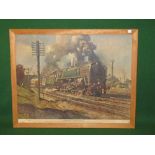 Terence Cuneo, a print on board entitled Evening Star,