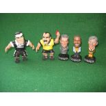 Guinness, five themed sporting figures to comprise a rugby player, referee,