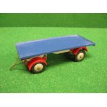 Shackleton, four wheel steerable metal model of a Dyson trailer,