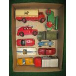 Dinky and Matchbox, ten vehicles to include Spratts Guy lorry, Cunningham racing car,