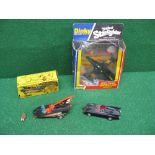 Corgi and Dinky, Bat Boat and trailer with Robin figure, boxed,