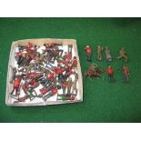 Britain's, quantity of 1940's and 1950's assorted soldiers to include Guardsmen,