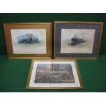 David Shepherd, two unsigned prints,