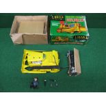 Empire made Lincoln International remote control battery powered bulldozer,