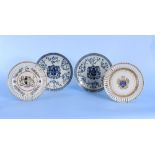 4 Decorative Armorial Plates