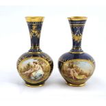 A Pair of Royal Vienna Porcelain Vases.