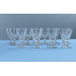 15 Liqueur Glasses. Height 10cm