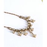 Gold and Diamonte Necklace