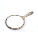 A Ladies Silver Plate Hand Mirror initia