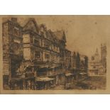 4 Etchings - Views of Chester. 3 by Will