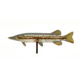 A Pike Weathervane in the form of a Pike