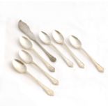 6 Coffee Spoons and a Butter Knife - Mon