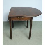 A good quality George III Mahogany Pembr