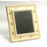 Lacqured Framed Mirror 1920 42cm x 38cm