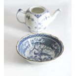 Royal Copenhan Teapot (no Lid) and Chine