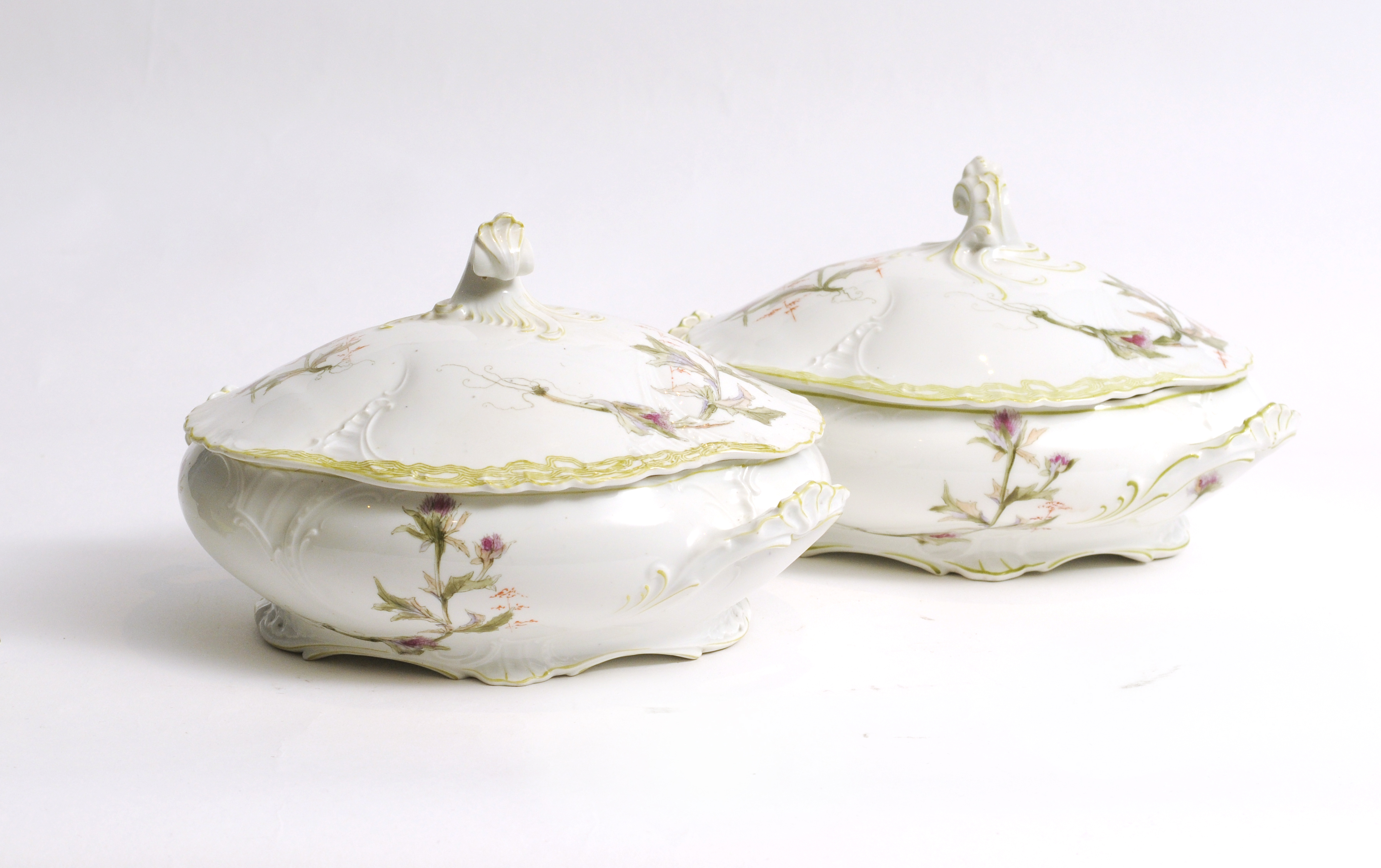 2 Lidded Tureens Nymphenburg