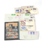 Belgium Stamps in stockbook.  Includes C