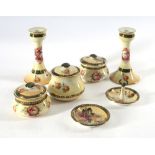 A six piece Dressing Table Set