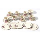 A Tea Set comprising 6 cups, 6 saucers,