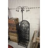 Wrought Iron Bottle Rack