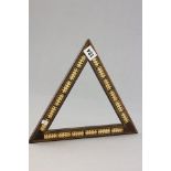 An Antique Triangle Inlaid Crib Board