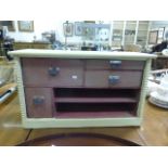 A Table Top Stationery Chest of Four Drawers