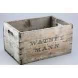 A Vintage Wooden Watney Mann Beer Crate