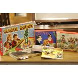 A Collection of Boxed Vintage Games including Merit The Magic Robot, Victory HMS Victory Jigsaw,