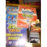 Group of mixed Trade Cards including Dr. Who, Football, Star Trek, Pokemon and boxed Star Wars